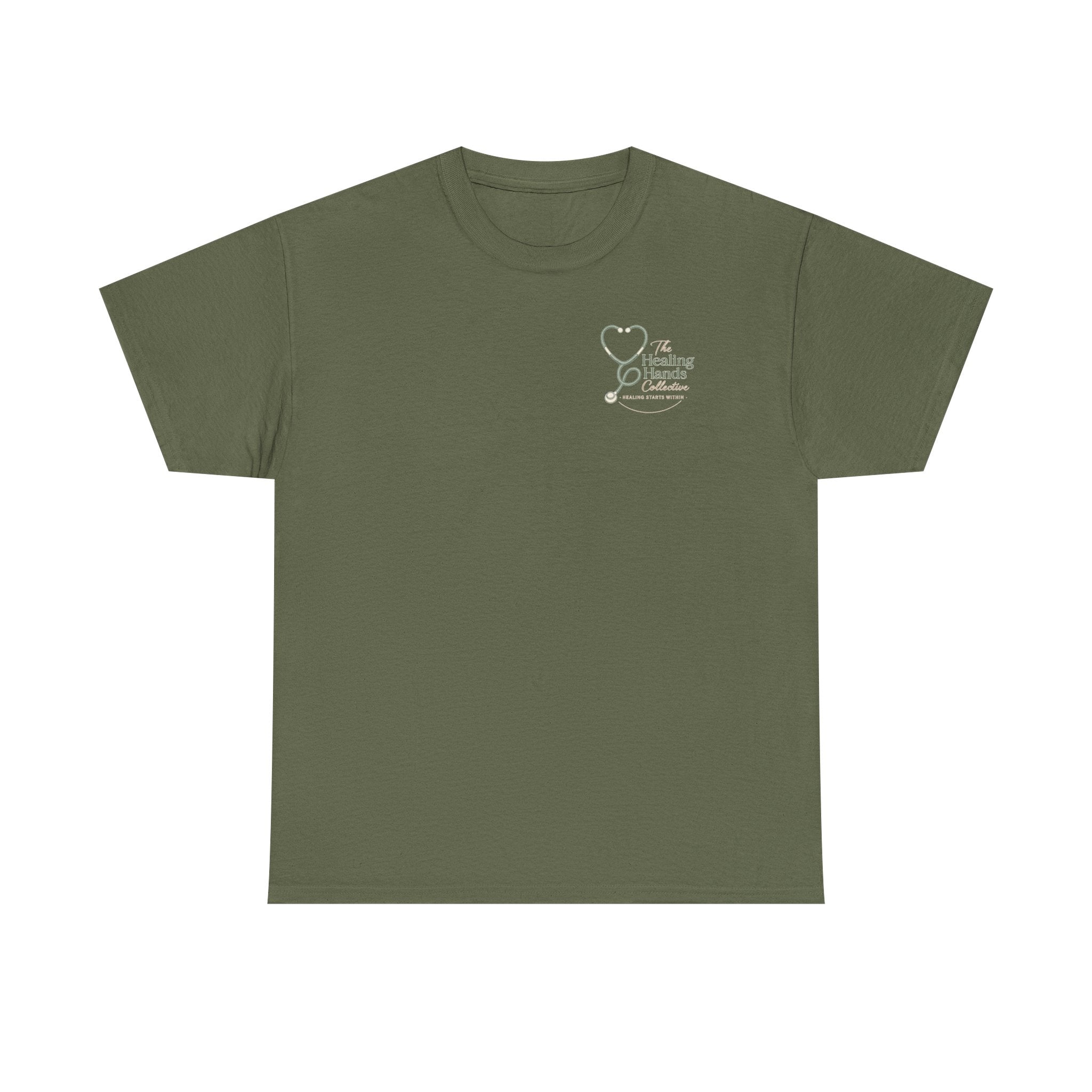 Fueled By Coffee and Care Heavy Cotton Tee