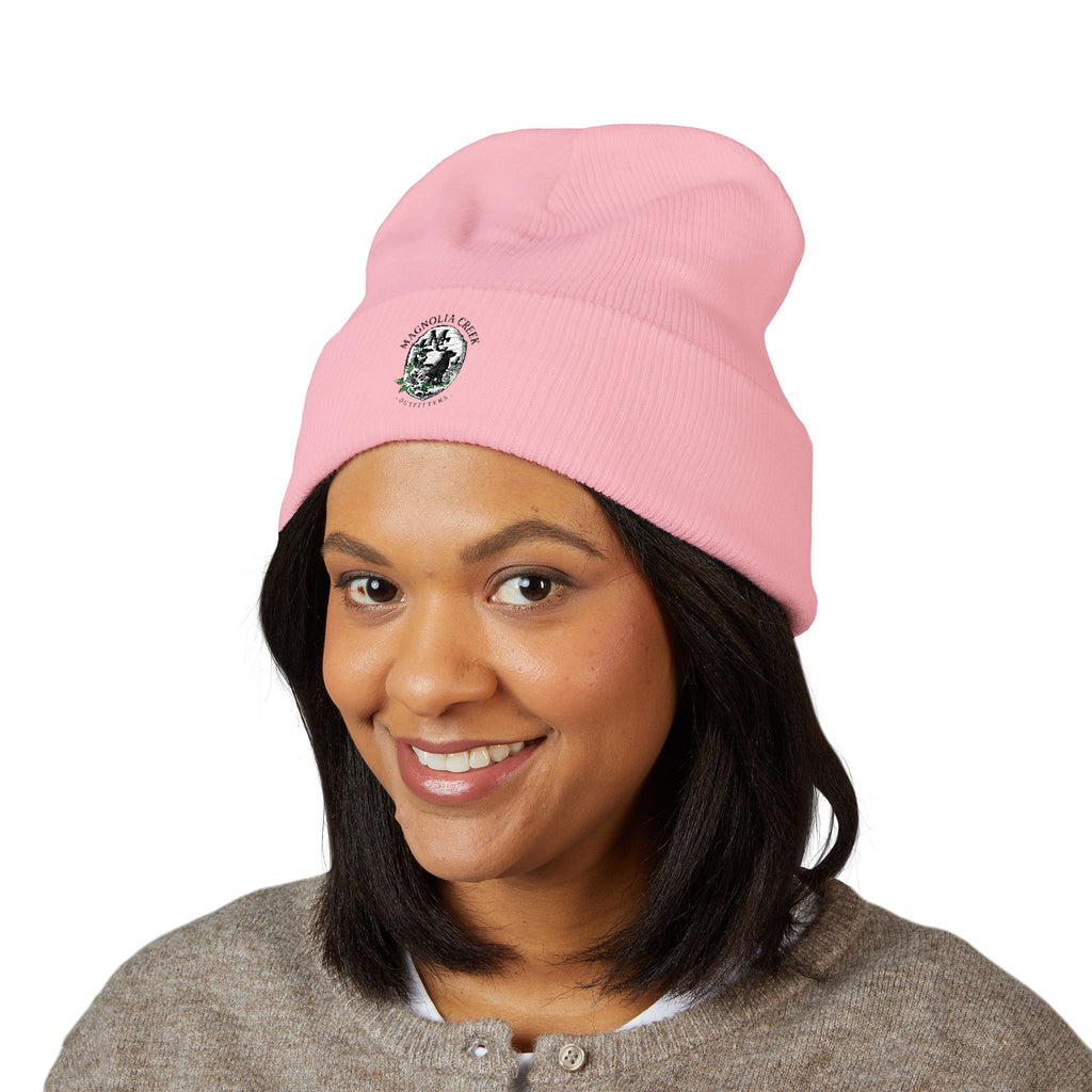 Classic Magnolia Creek Cuffed Beanie (Embroidery)