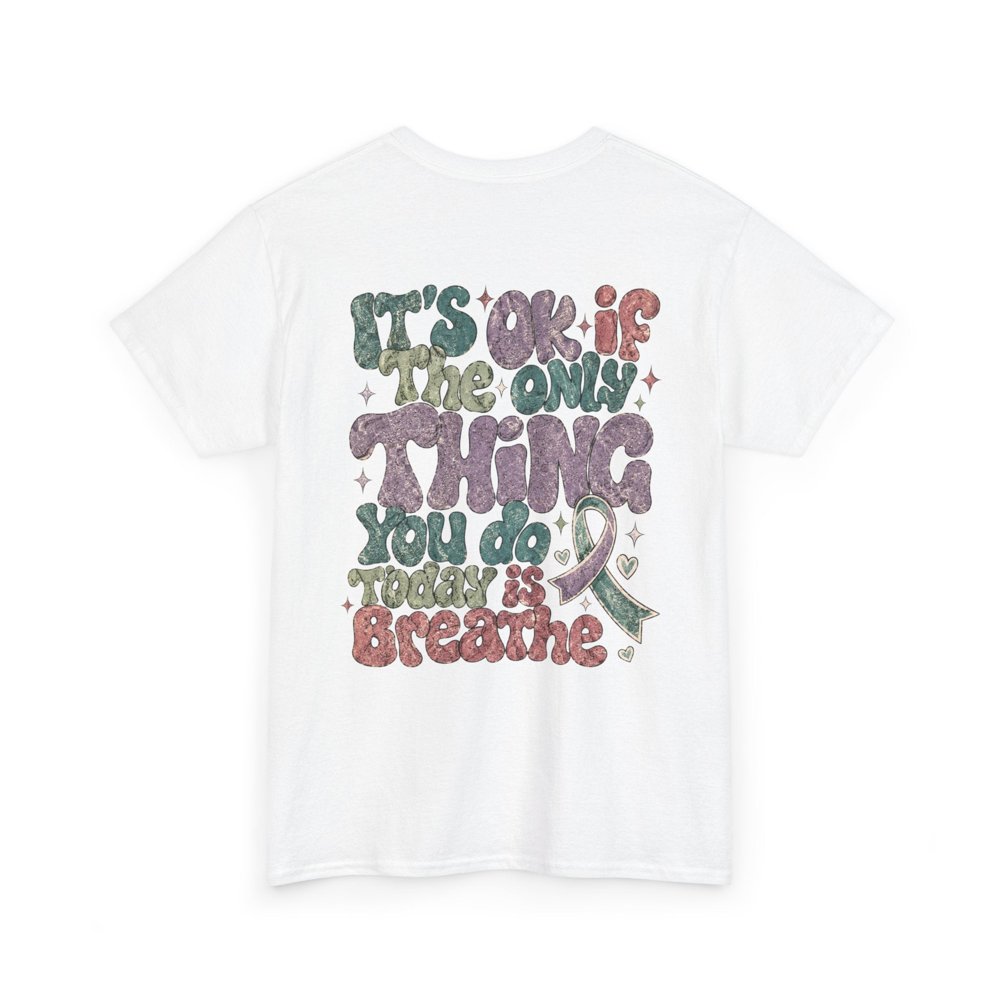 It Ok Breathe Heavy Cotton Tee