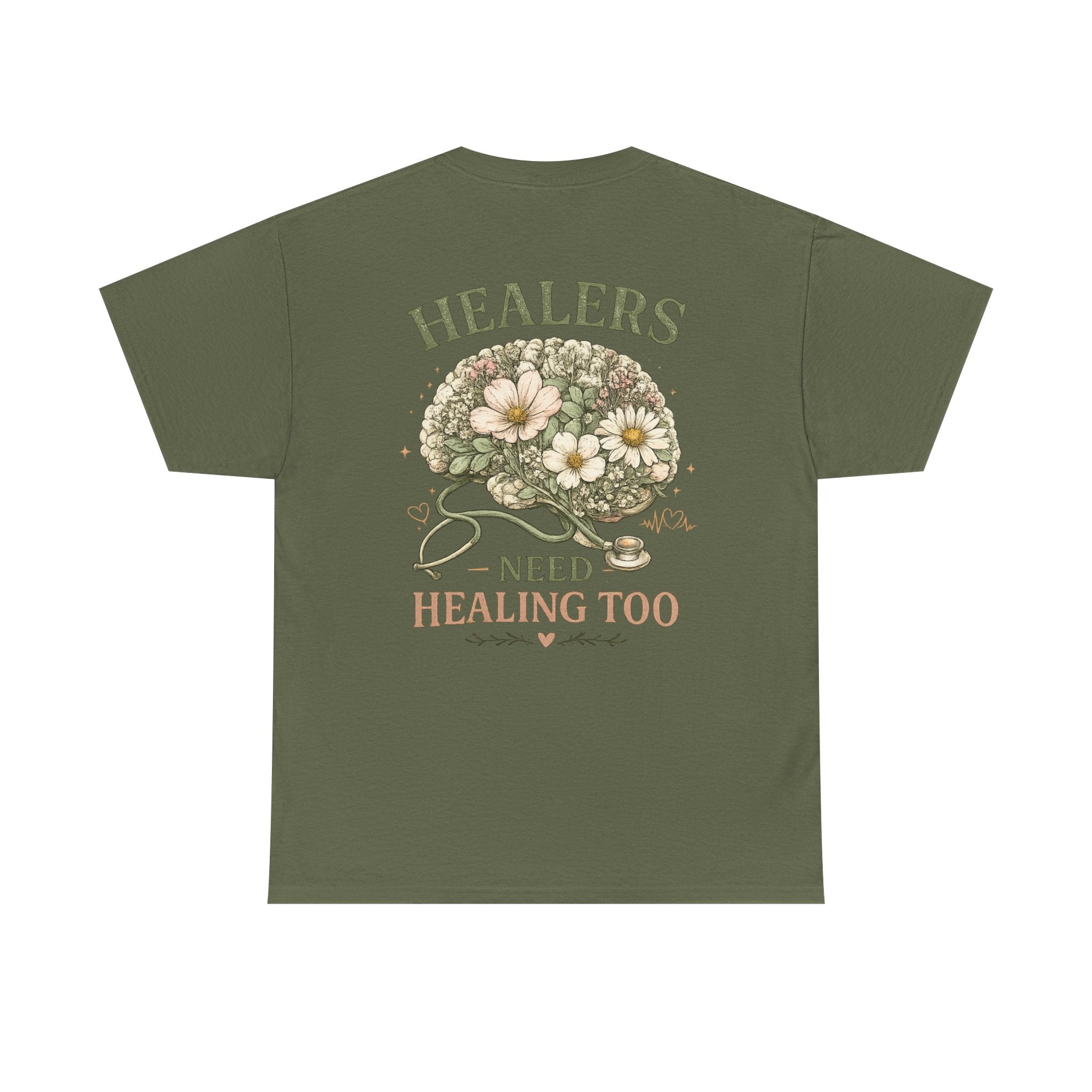 Healers Need Healing Heavy Cotton Tee