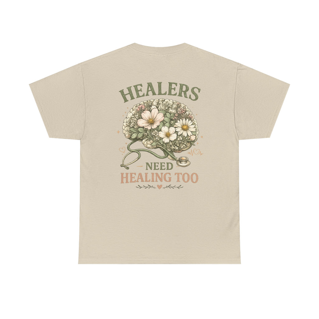 Healers Need Healing Heavy Cotton Tee