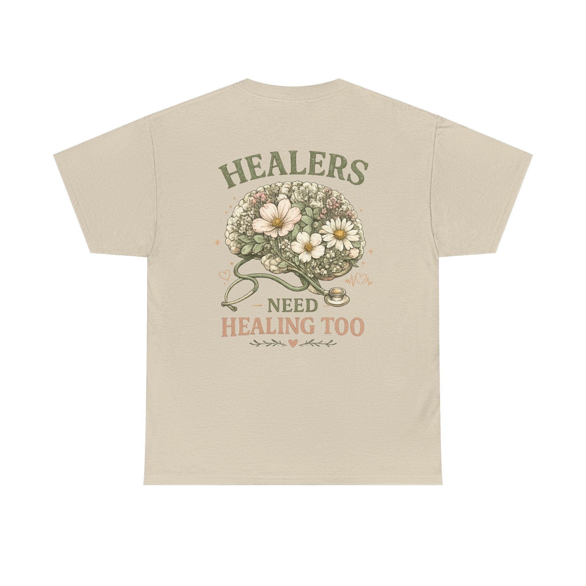 Healers Need Healing Heavy Cotton Tee