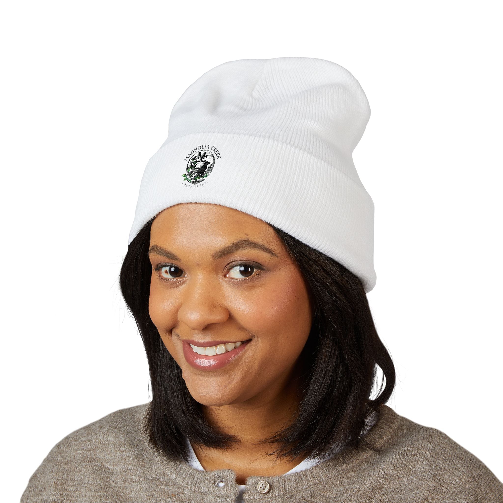 Classic Magnolia Creek Cuffed Beanie (Embroidery)